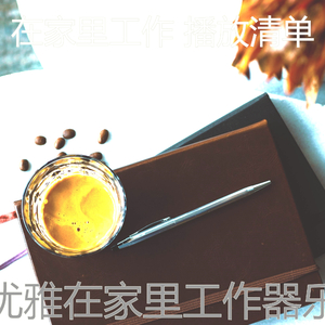 抚慰的在家里工作回忆