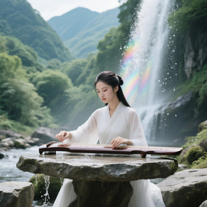 于山间饮酒
