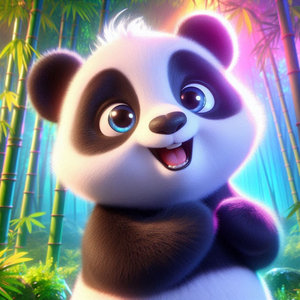 Mała Panda w Tęczowym Dniu