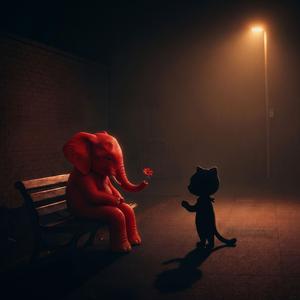 Red elephant