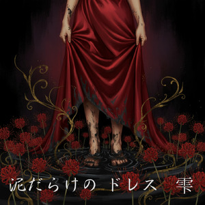 泥だらけの ドレス