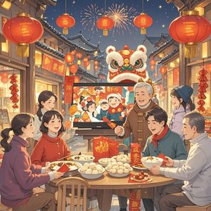 好热闹的春节-岩茹寓组合