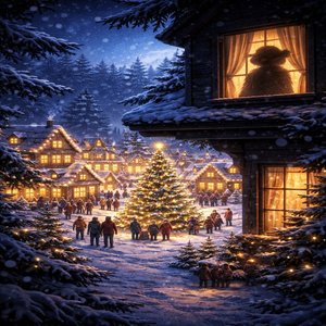 Black Santa Outside (Mall Time)