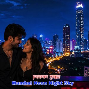 Mumbai Neon Night Sky