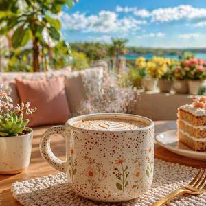 Sunny Terrace Café Vibes
