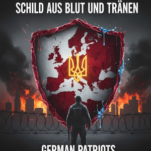 Schild aus Blut uns Tränen