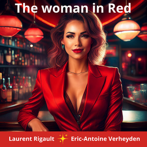 The woman in red
