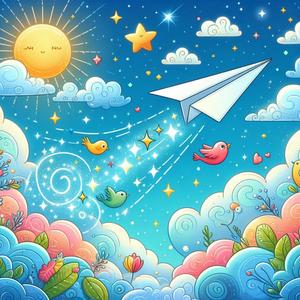 Mi avión de papel (Canción infantil divertida para niños)