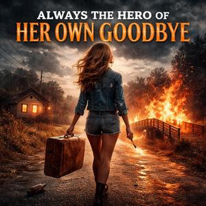 Always the Hero of Her Own Goodbye