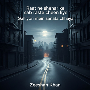 Raat ne shehar ke sab raste cheen liye Galliyon mein sanata chhaya