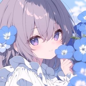 ネモフィラと青い世界