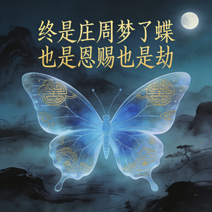 终是庄周梦了蝶 也是恩赐也是劫