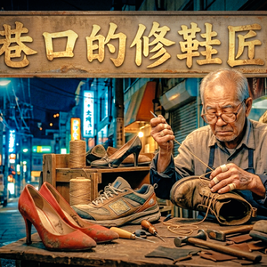 巷口的修鞋匠
