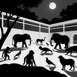 Menagerie In Zoo