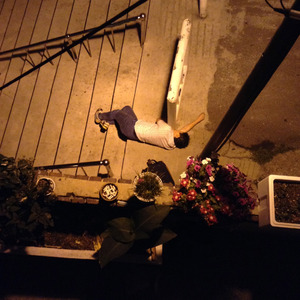 cats treating our bodies as a playground