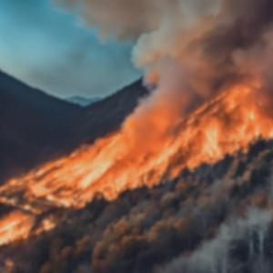 There's a Fire in the Mountain Town