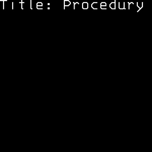 Procedury