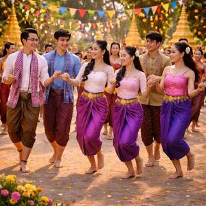 កុលាបមួយទង់ថ្ងៃចូលឆ្នាំ (ចង្វាករាំវង់ចូលឆ្នាំខ្មែរ) KhmerSong Official Audio