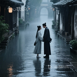 墨色江南烟雨纷纷