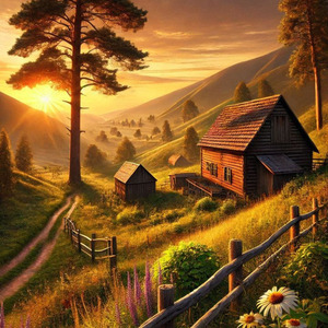 A sombra do final da tarde