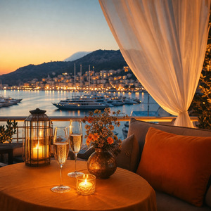 Saffron Linen by the Marina