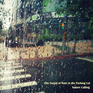 주차장에서 듣는 빗소리