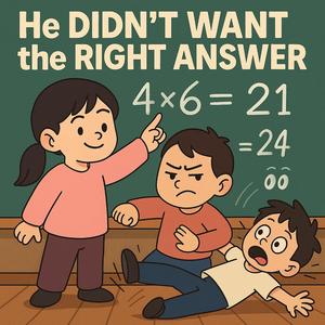 He DIDN'T WANT the RIGHT ANSWER