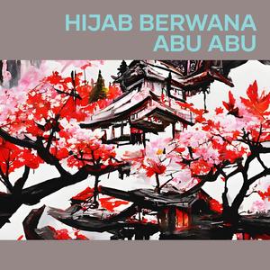hijab berwana abu abu