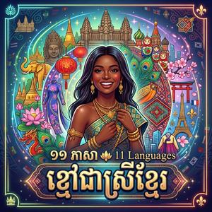 ខ្មៅជាស្រីខ្មែរ ឥណ្ឌា | ब्लैक एक खमेर महिला है | Kmao Chea Srey Khmer | By Lighthouse