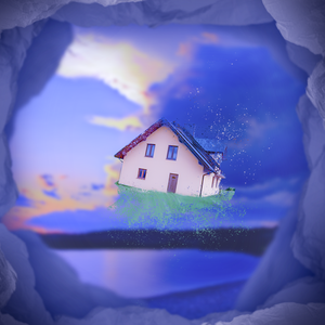 挡住画的房子