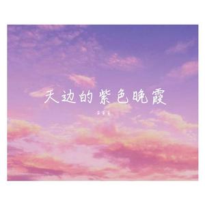 天边的紫色晚霞