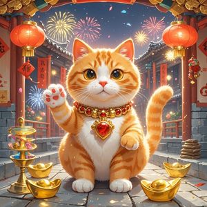 富贵猫拜年舞_张富贵