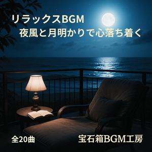 静かな音楽と星屑が溶ける静寂の夜