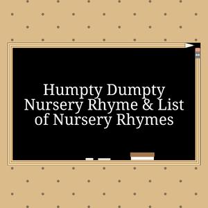 Humpty Dumpty Rhyme
