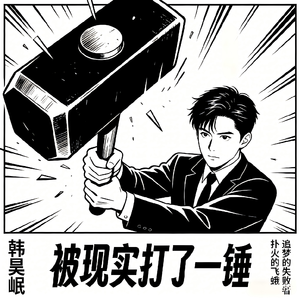 被现实打了一锤