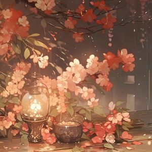 海棠又落微雨时