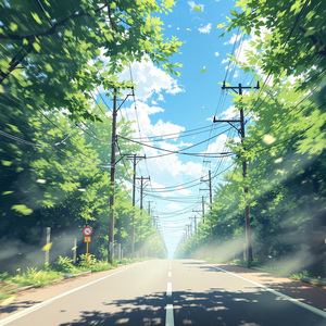 风吹过街道（纯音乐）