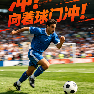 冲！向着球门冲！