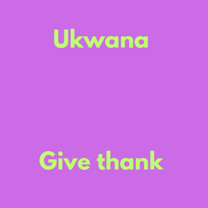Give thank