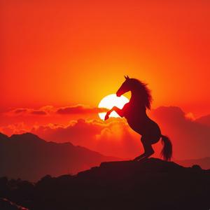 병오년(丙午年)의 서광 : 붉은 말의 기상으로