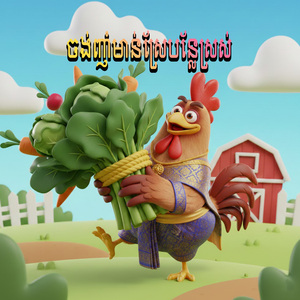 ចង់ញាំមាន់ស្រែបន្លែស្រស់