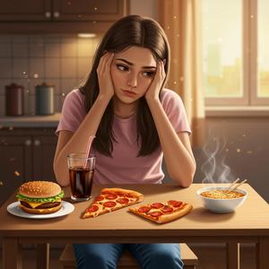 야식의 유혹을 어떻게? (How to resist the temptation of late-night snacks?)