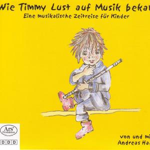 Timmy lauscht gespannt auf den weichen Klang der Holzflote