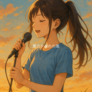 夏の夕暮れの風