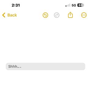 Shhh...
