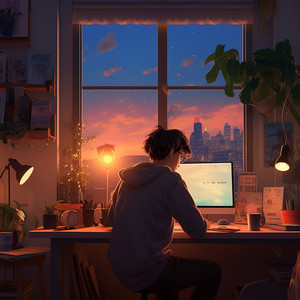 Armonía Iluminada Por La Luna Del Oasis De La Orilla