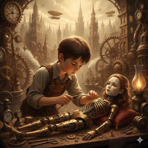 古い機械人形 by のにのに[Noni Noni]