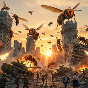 都市が破壊されるような絶望