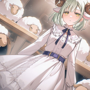 【AI睦（墨缇丝？）】《羊羊小心愿 (TV Version) (《喜羊羊与灰太狼之羊羊小心愿》动画主题曲)》