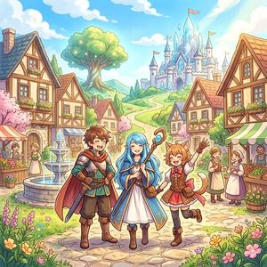 아름다운 판타지 세계 음악 여행의 시작 설레임의 시작 (Ai음악)